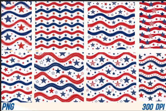 Download Stars and Stripes Background Seamless - Stars Collection