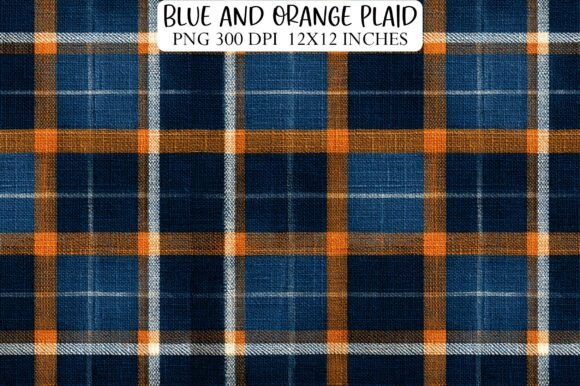 Download Blue and Orange Plaid - Premium Resources