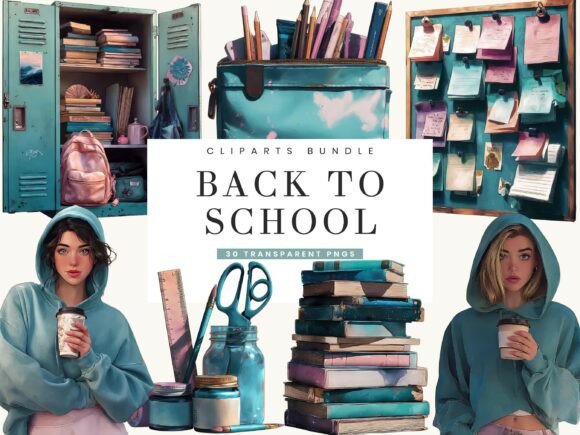 Download Back to School Clipart Bundle - Premium Resources