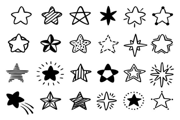 Download Hand-drawn Stars - Premium Resources