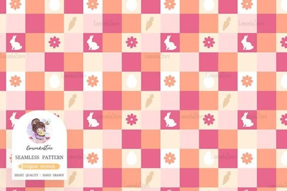 Download Eeaster Checkered Seamless Pattern File - Check Collection